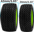 OD 88mm/3.46" Rubber Tire Front Rear Tyre & Plastic Wheel Rims 12mm Hex Hub Compatible with Redcat Tornado Shockwave HPI HSP Kyosho Losi 1/10 Scal...