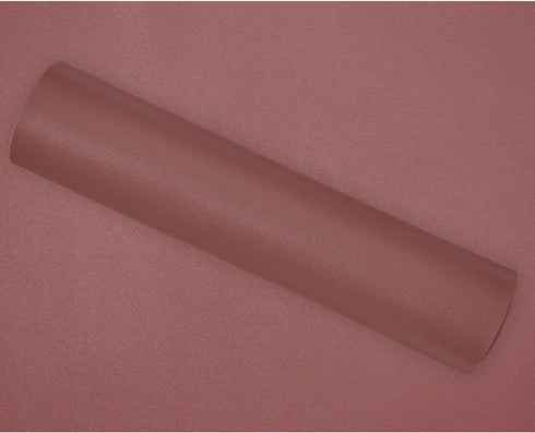 RAMYA Smooth Solid Color Faux Leather Sheets (7.8 "X53") PU Leather is Very Suitable for Making DIY Earrings, Making Crafts, Bows, Sewing (Chocola...