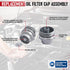 Engine Oil Filter Cap Assembly - Replaces 15620-31060, 917-016, 15643-31050, 1564331050 - Compatible with Toyota, Lexus, Scion Vehicles - 2005-202...