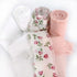 Mybbshower Floral Chiffon Fringe Ribbon 1.5" x 15Yd (3 Rolls *5Yd) for Wedding Invitations, Bridal Bouquets, DIY Tassel Garland Decorations, Gifts...
