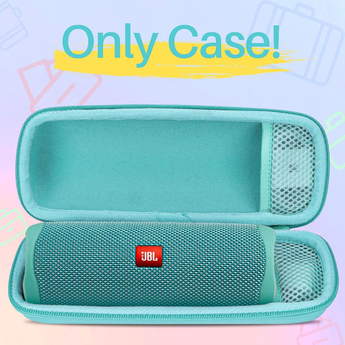 Hard Case Compatible with JBL Flip 6 Flip 5 Flip 4 Waterproof Portable Bluetooth Wireless Speaker (Teal Case)......