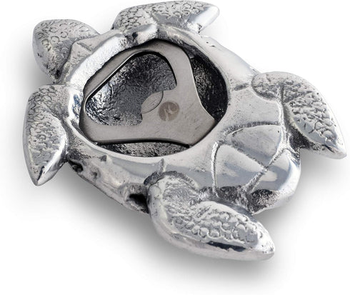 Arthur Court Designs Aluminum Ocean Sea Turtle Bottle Bar Beer Opening Tool Statue Figurine Decoration Opener 4 inch x 3 inch...