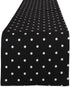 DII Polka Dot Kitchen Collection, Table Runner, 14x72, Black/White Reversible...
