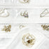 1-Pack Hanging Jewelry Organizer 80-Pocket Dual-sided Jewelry Storage for Earring Necklace Bracelet Ring and more, White...