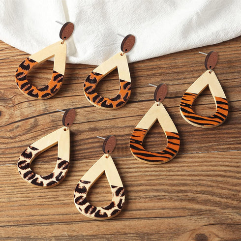 Ximalun Wood Earring Studs for Jewelry Making,90Pcs Wooden Earring Posts for Earring Findings Oval Wood Earring Pin Studs with Loop with Ear Backs...