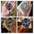 Wedding Bridal Big Crystal Rhinestone Bouquet Brooch Pin for Women (gold)...