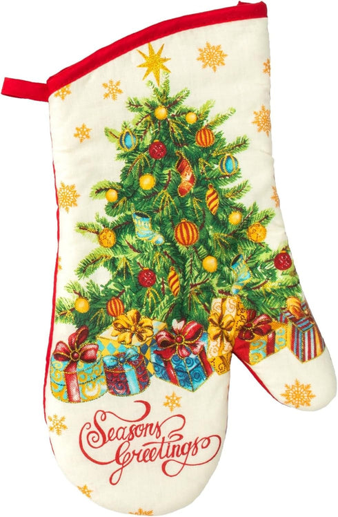 Christmas Tree Design 5 Pc Christmas Kitchen Linen Set...