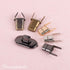 Framendino, 15 Pack Twist Turn Lock Clasp Purse Hardware Twist Lock Fasteners Closure Lock Clip Clasps Leathercraft for DIY Craft Handbag Making (...