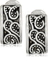 Napier "Napier Classics" Silver-Tone Paisley Textured Clip Earrings...