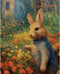 Tucocoo Rabbit Paint by Number for Adults, DIY Digital Oil Painting Kits on Canvas with Brushes and Acrylic Pigment, Garden Cute Animal Abstract S...