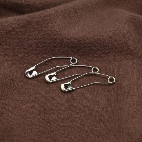 Create idea 200Pcs Curved Safety Pins Curved Security Pins Quilting Basting Pins Curved Basting Pins Office Accessories for Crafting Quilting Sewi...
