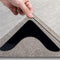 4 Pcs Anti-Slip Rug Grips, Double Sided Non-Slip Carpet Tape, Dual Sided Adhesive Rug Pad Gripper Keep Corners Flat,Non Slip Rug Pads for Hardwood...