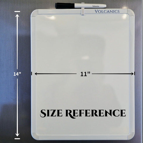 Dry Erase Board, 14.1” x 11” whiteboard Small White Board, Magnetic White Board for Kids, Mini Whiteboard for Fridge, Locker, A Dry Erase Marker I...