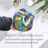 Wrappr Gift Wrap, Eco friendly & Zero-waste Furoshiki Fabric Wrap, Vision print designed by artist Essery Waller, 70 cm. x 28 in. square, Printed ...