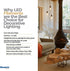 Bulbrite 8.5 Watt Dimmable Clear Filament ST18 / ST19 Medium (E26) LED Bulb - 850 Lumens, 3000K, and 90 CRI...