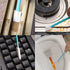 30PCS Disposable Crevice Cleaning Brush tool kit, Disposable Toilet Brush, Disposable toilet seat cleaner tool (Color Mixing)...
