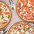 P&P CHEF 10 Inch Pizza Pan, 3 Pieces Stainless Steel Round Pizza Tray Dish Plate For Oven Baking Roasting, Healthy & Heavy Duty, Rust Free & Dishw...