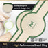 Mannah Silicone Bread Sling for Dutch Oven, 2 Pcs Non-Stick & Easy to Clean Bread Baking Mat Set, Reusable Bread Sling with Long Handle to Transfe...