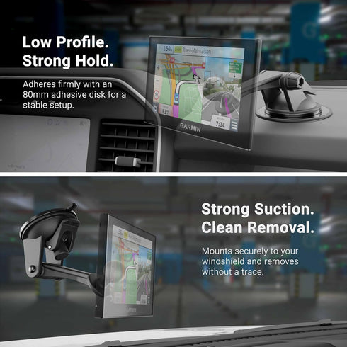 ARKON Mounts Sticky Suction Windshield and Dash Car Mount with 3" Arm for Garmin nuvi GPS | Strong Suction Mount | Garmin nuvi Ready | 360° Adjust...