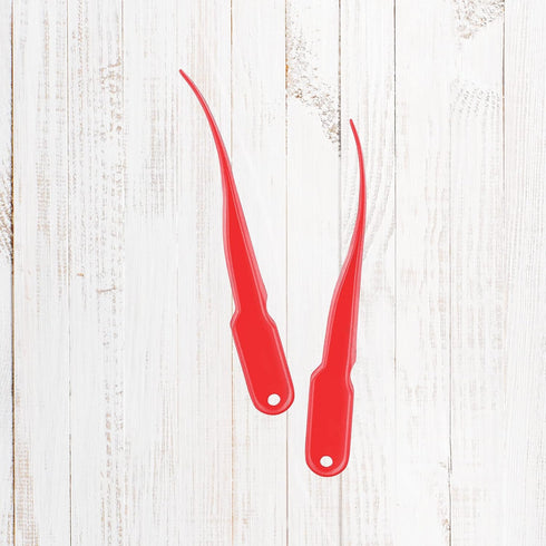 Maine Man Shrimp Peeler Deveiner Cleaner Tool, 8-Inches, Red...