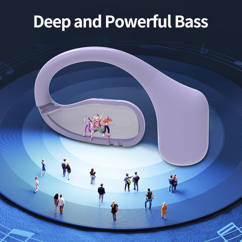 Bluetooth Headphones Wireless Earbuds 36Hrs Playtime Wireless Charging Case HiFi Stereo Over-ear Earphones with Earhook Waterproof Headphones with...