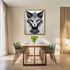 Posterizer 1 pcs- gothic themed sly little fox-Gothic Art-Art for Animal Lovers- Living Room Bedroom Decor- unframed wall art...