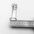 5pcs 2-Ring Binder Mechanism Spines for Top-Binding, 2 O Rings,20mm Base Width,133mm =5.24 inch Length,Top-Binding on The 8.5” Edge of a Letter Si...
