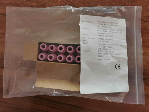 RIVERWELD TIG Alumina Nozzles Ceramic Shield Cup 10 10N45 5/8" Orifice Fit DB PTA SR WP 17 18 26 TIG Welding Torch 10pk...