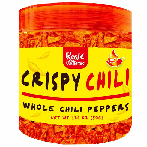 Chili Crisp (whole chili pepper) chilli crisp oil "without the oil" by Real Naturals for ramen toppings, salads, sushi extra umami. Secret crunchy...