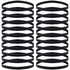 Duufin 20-Piece Elastic Non-Slip Sweat Headbands - Thin Elastic for Women, Men & Girls...