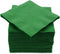 100 Pack Green Beverage Napkins, Big Party Pack, 2 Ply, Ideal for Wedding, Party, Birthday, Dinner, Lunch, Cocktails. (5” x 5”) by Amcrate...