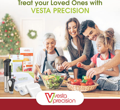 Vacuum Sealer by Vesta Precision - Handheld Vac 'n Seal | Extends Food Freshness | Fast and Powerful Vacuum | Compact Design | Long Battery Life |...
