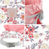 GAGAKU Baby Doll Carrier for Little Girls Stuffed Animal Carrier Toy Baby Carrier for Toddler - Pink Wax Flowers...