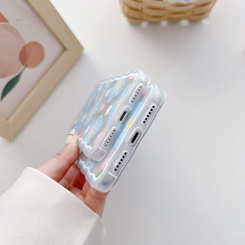 Compatible with iPhone XR Case for Women Girl,Cute Floral Flower Pattern with Full Camera Lens Protection Case Fashion Slim Soft Silicone TPU Prot...