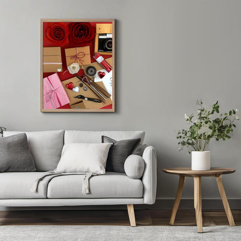 Posterizer 1 pcs-Valentine’s Day-themed DIY project cute poster-Romantic Art-Holiday Poster Collection-Gift for Couples boyfriend girlfriend Husba...