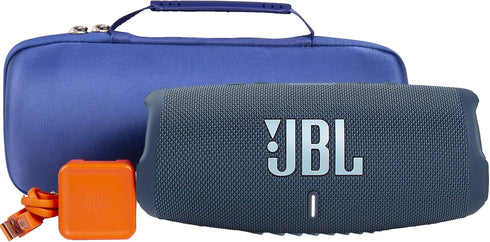 Khanka Hard Travel Case Replacement for JBL Charge 4 / JBL Charge 5 Portable Waterproof Bluetooth Speaker (Blue)...