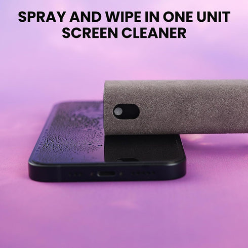 2 Pcs Screen Cleaner Kit, 3-in-1 Touchscreen Mist Cleaner Spray Bottle Tool & Microfiber Cloth for Phone/Laptop/Tablet/TV/Monitor/Car Screens(Pink...