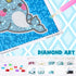 TOY Life 5D Diamond Arts Kits for Kids with Wooden Frame Diamond Arts and Crafts for Kids Ages 6 8 10 12 Gem Art Painting Kit Whale Diamond Dots P...
