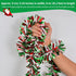 Metallic Tinsel Twist Garland - Shiny Christmas Tree Hanging Decorations for Indoor & Outdoor Use (Red, Green & White)...