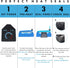 QQ Studio 100PCS Matte Double-Sided Colored Stand-Up Resealable QuickQlick™ Bags (8.5x13cm (3.3x5.1"), Mixed)...
