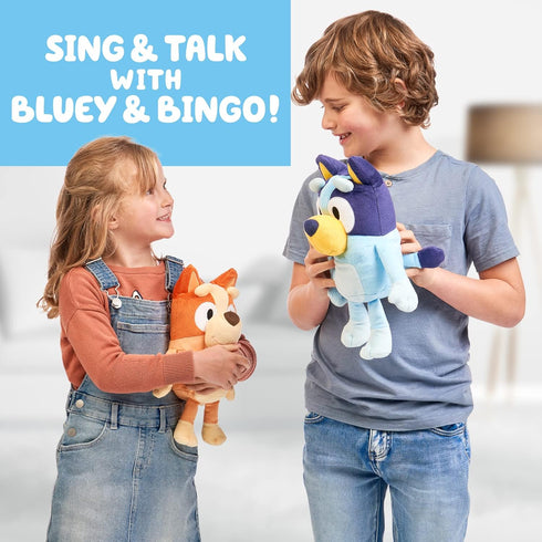 Bluey - 13" Talking Plush - Interactive - Sing Along, 9 Different Phrases...