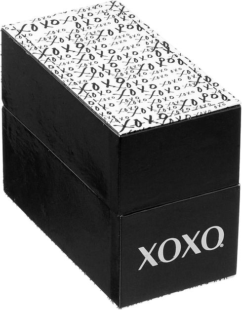 XOXO Women's XO8089 Gold-Tone Stainless Steel Watch with Mint Green Silicone Band...