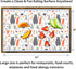Suessie Disposable Placemats for Baby, Forest Animals (60 Count)...