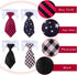 4 Pieces Cat Dog Tie with Collar Adjustable Puppy Pets Formal Necktie Collars Cat Dogs Bow Ties for Cat Small Dogs Grooming Costume Accessories...