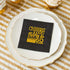 Crisky Cheers to 60 Years 60th Birthday Napkins Black and Gold 60th Brithday Decorations Birthday Party Supplies Beverages Napkins 60 PCS, 3-Ply...