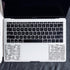 SYNERLOGIC Mac OS (M/Intel) + Word/Excel (for Mac) Quick Reference Keyboard Shortcut Stickers - for MacBook Air/Pro/iMac/Mac/Mini (Clear, 1 Set)...