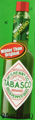 TABASCO brand Green Jalapeno Pepper Sauce; 2 oz bottle...