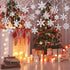 GOER 36 Pcs Snowflake Hanging Swirls for New Year Christmas Winter Party Decorations...