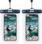 JOTO 2 Pack Floating Waterproof Phone Pouch Up to 7", IPX8 Floatable Underwater Phone Case Cellphone Dry Bag for iPhone 16 15 14 13 12 11 Pro Max ...