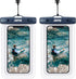 JOTO 2 Pack Floating Waterproof Phone Pouch Up to 7", IPX8 Floatable Underwater Phone Case Cellphone Dry Bag for iPhone 16 15 14 13 12 11 Pro Max ...